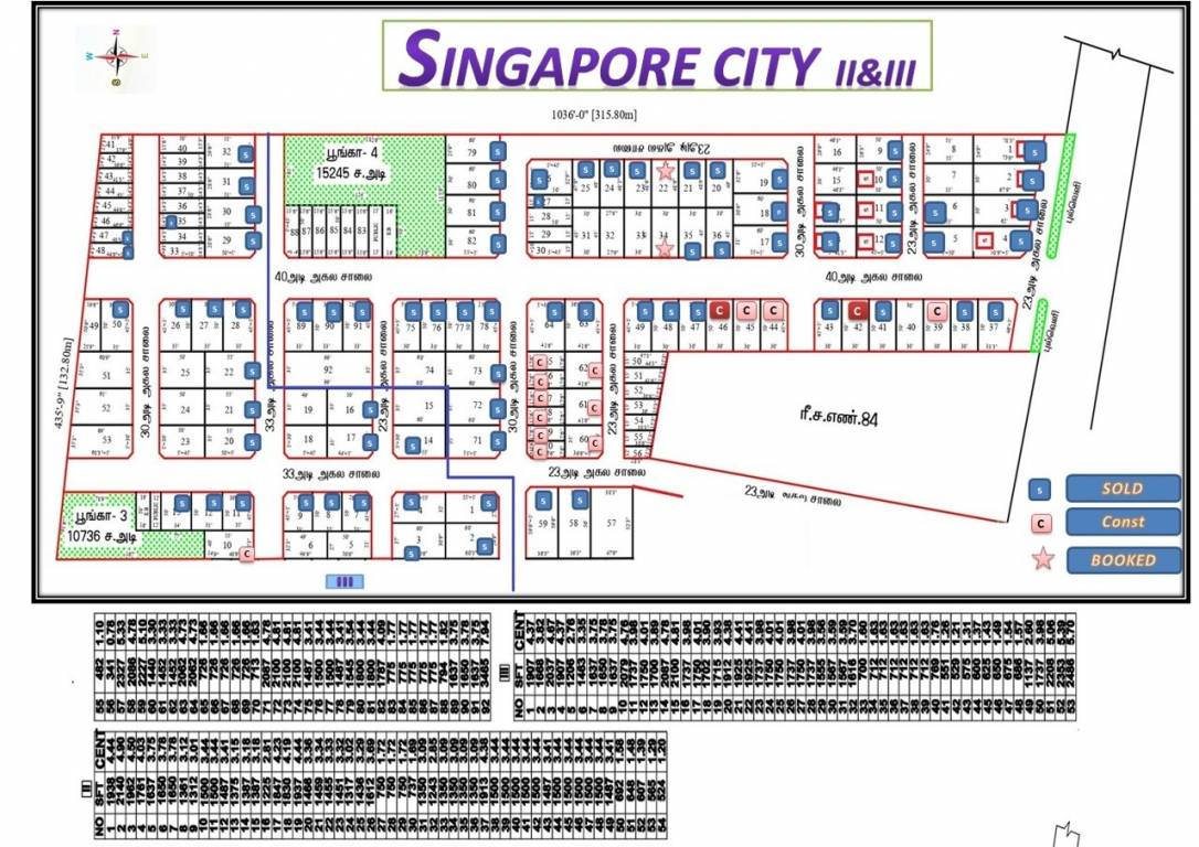 singapore city Layout Plan