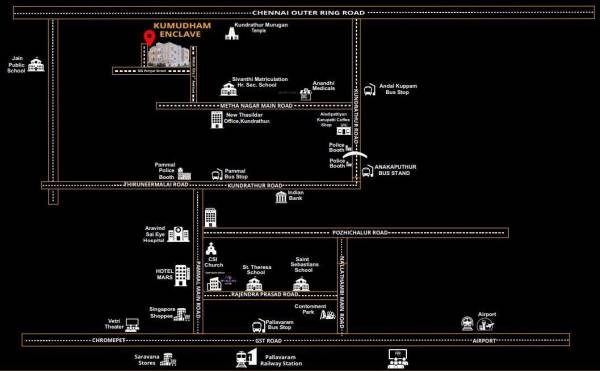  kumudham-enclave Location Plan