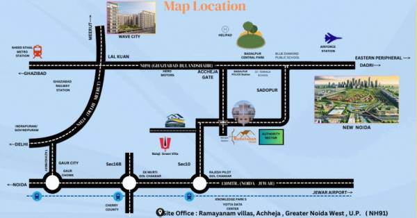  ramayanam-villas-phase-2 Location Plan