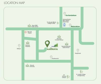  tvs-emerald-aaranya-phase-1 Location Plan