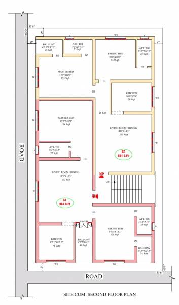  hannahs-evara Hannahs Evara Cluster Plan for 2nd Floor