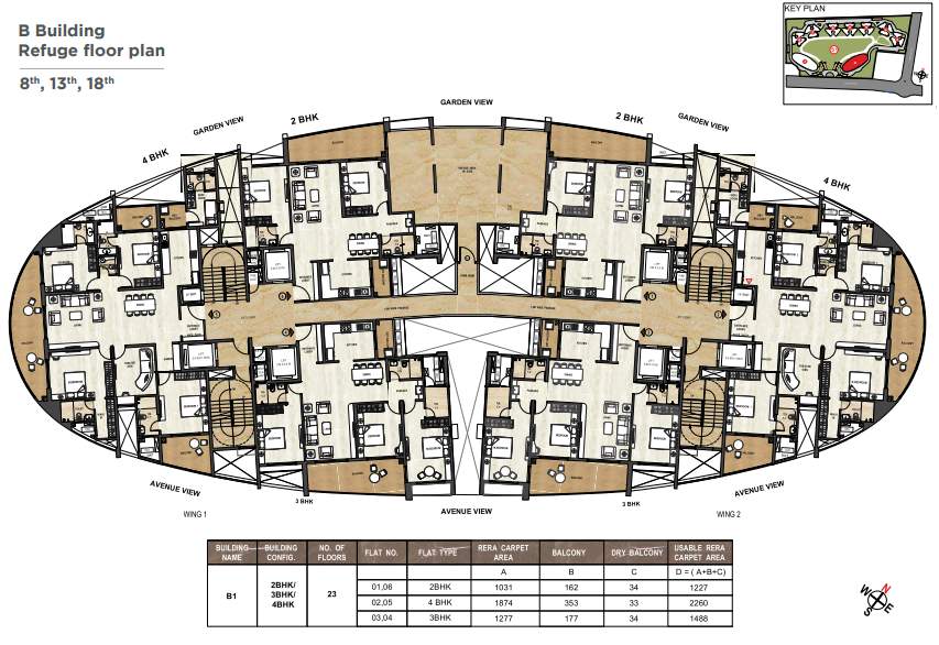 miami B1 Cluster Plan for Refugee Floor