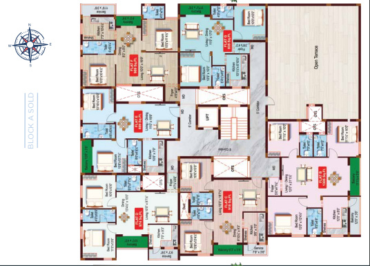  elanza Tower A Cluster Plan for 5th Floor