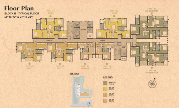  citrine Tower 2 Cluster Plan