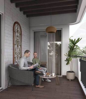 Balcony mainOther of Nambiar District 25 Phase 1