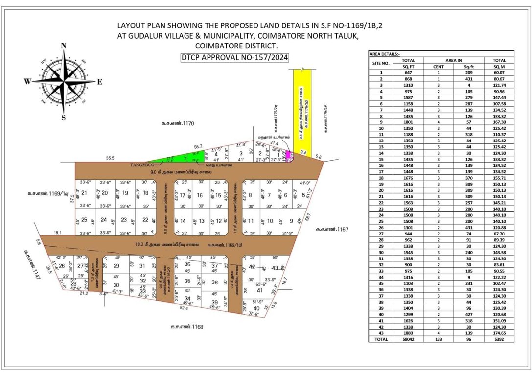 swarna boomi Layout Plan
