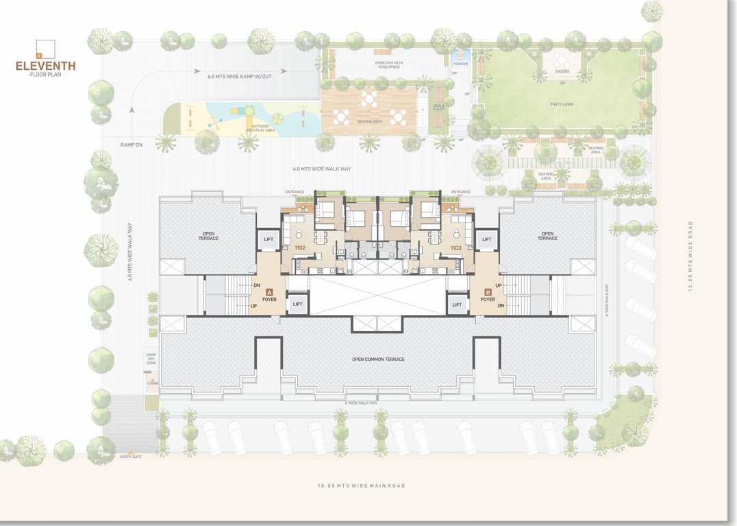  signature Tower A Cluster Plan
