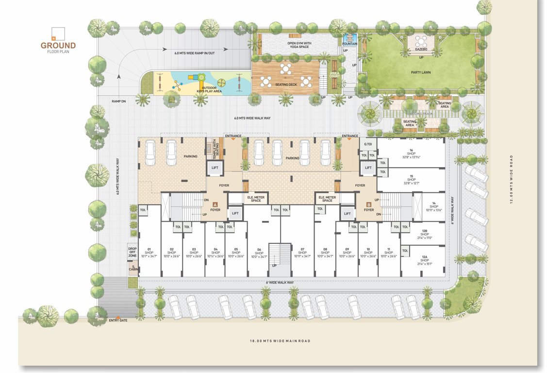  signature Tower A Cluster Plan