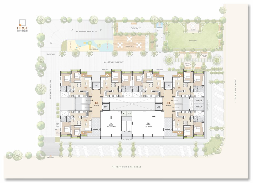  signature Tower B Cluster Plan