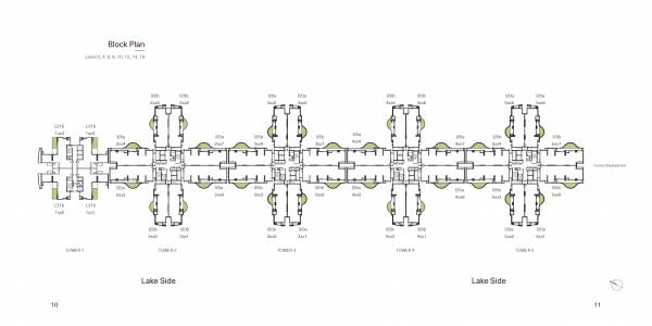  down-by-the-water Tower 1 Cluster Plan