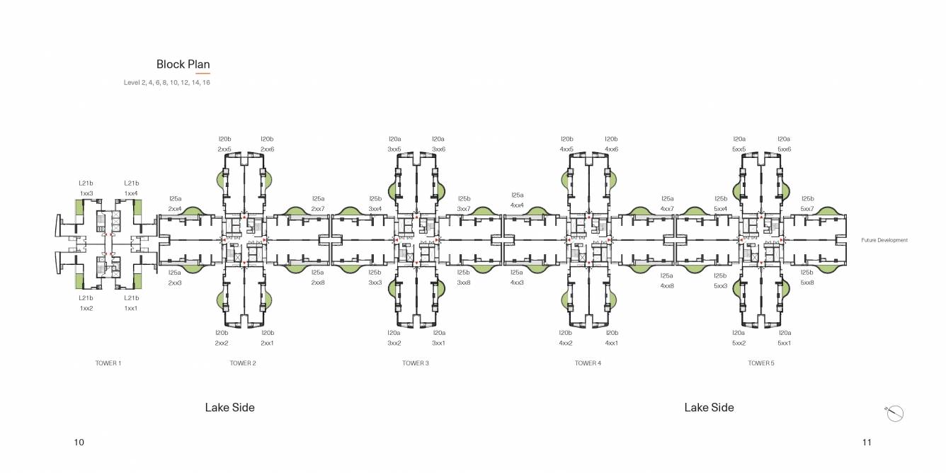  down by the water Tower 1 Cluster Plan