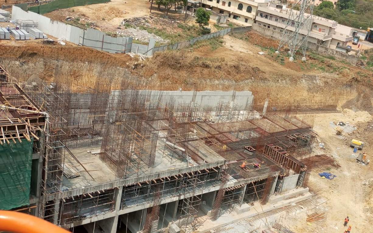  brillio and commercial at brigade valencia Brillio Construction Status March 25