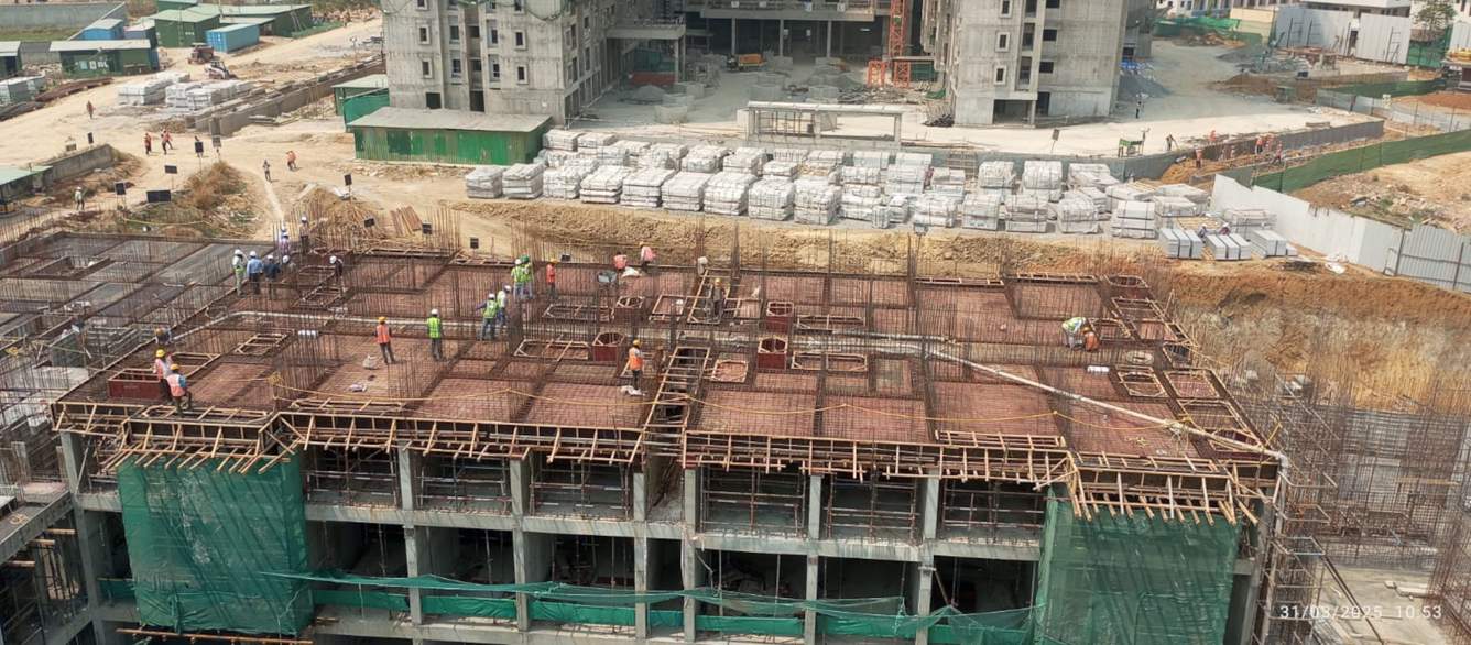  brillio and commercial at brigade valencia Brillio Construction Status March 25