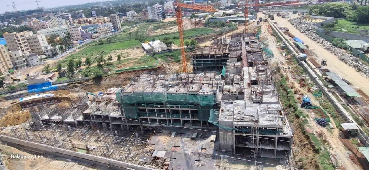  brillio and commercial at brigade valencia Brillio Construction Status May 25