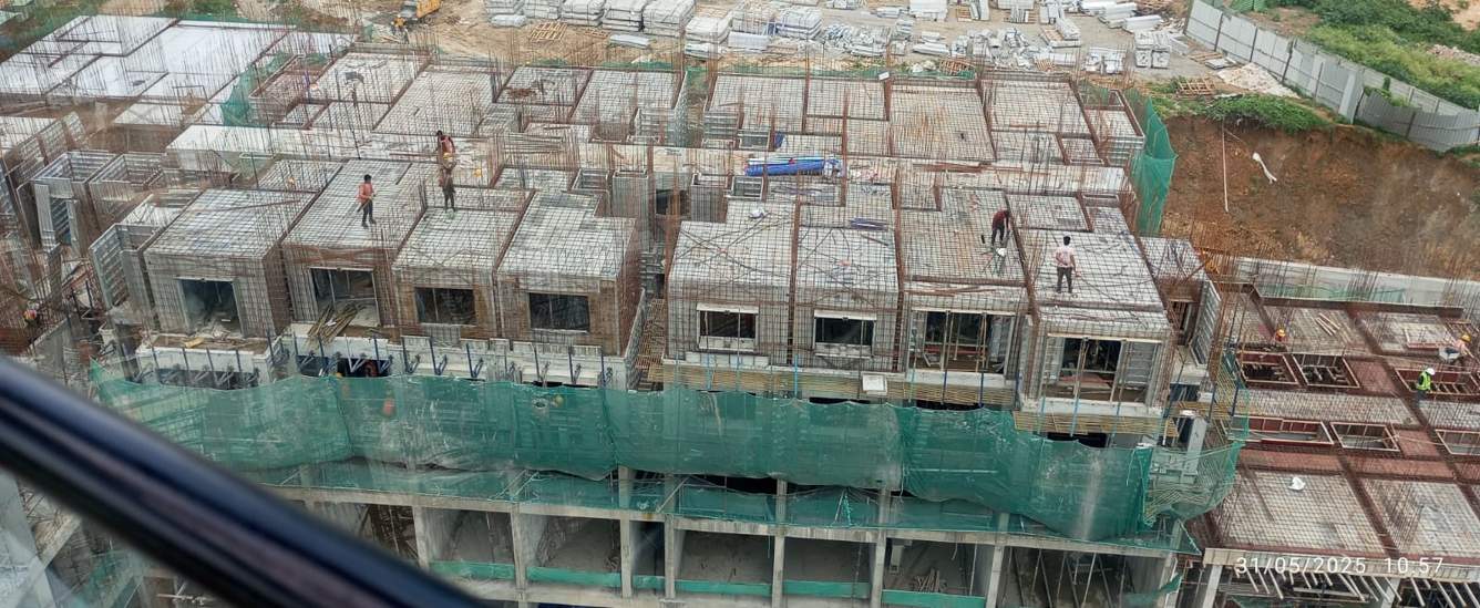  brillio and commercial at brigade valencia Brillio Construction Status May 25