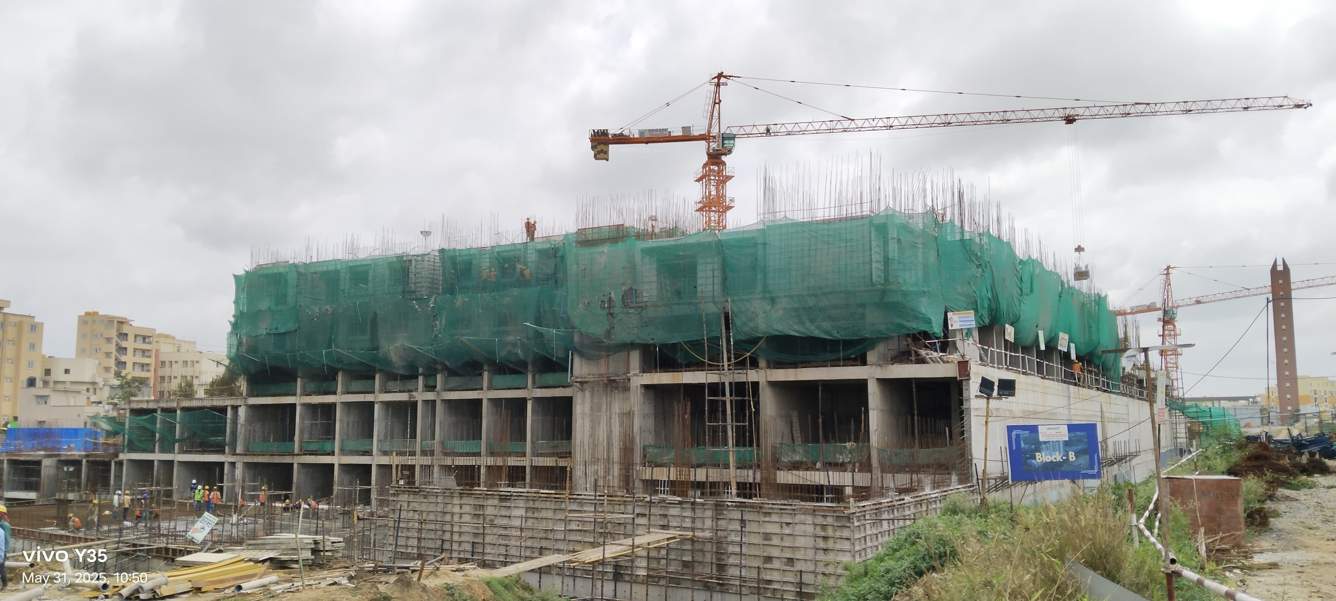  brillio and commercial at brigade valencia Brillio Construction Status May 25