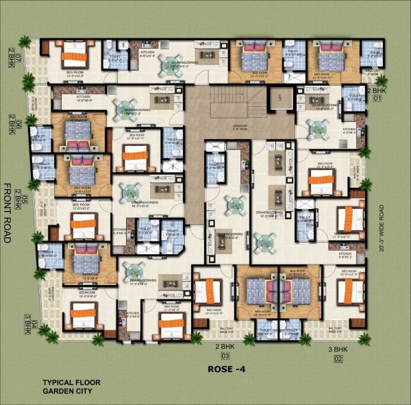  rose-4 Rose 4 Cluster Plan