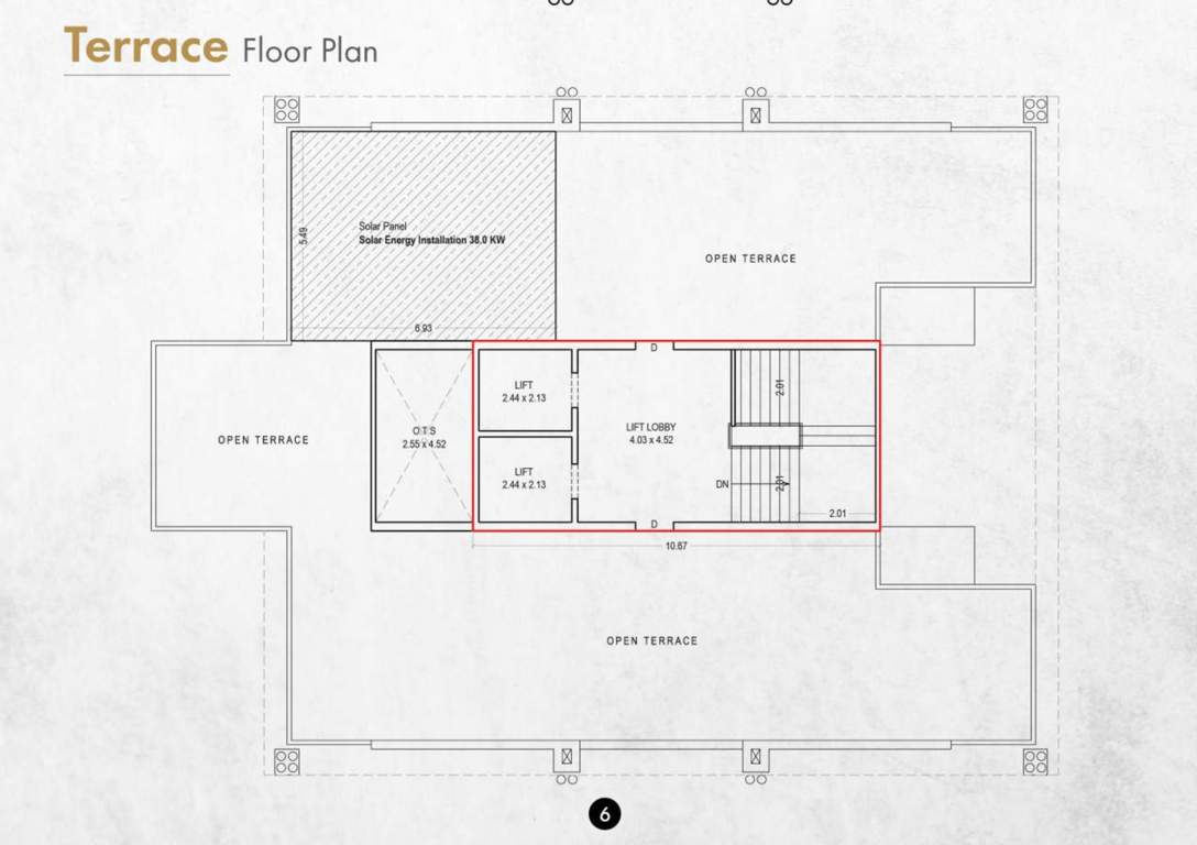  the palace phase ii skyline A Cluster Plan for Terrace floor