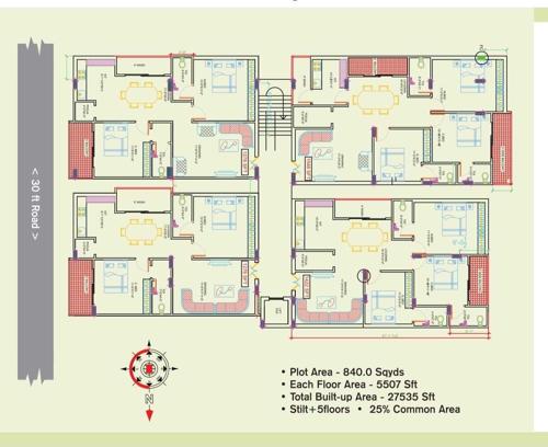  park-view-residency Sahasvi S Park View Residency Cluster Plan