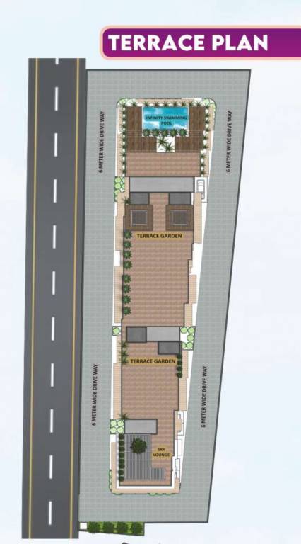  sky castle Tower 1 Cluster Plan