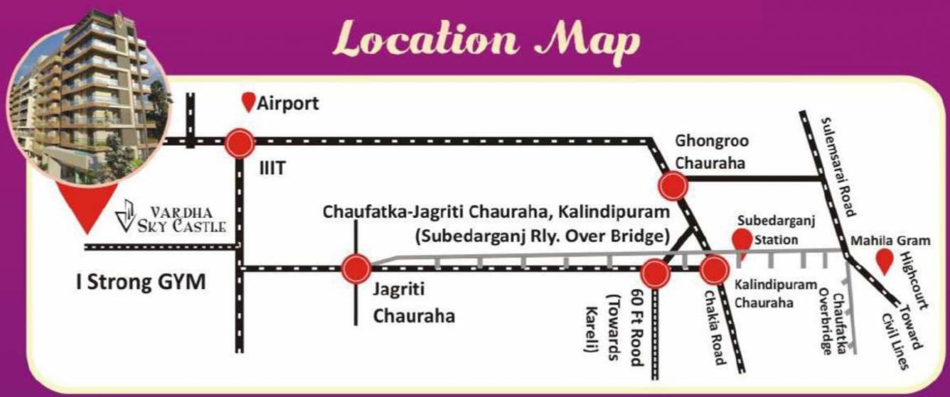  sky castle Location Plan