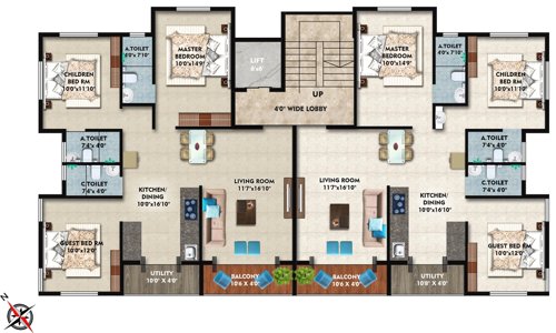  pinnacle-grace Pinnacle Grace Cluster Plan from 1st to 6th Floor