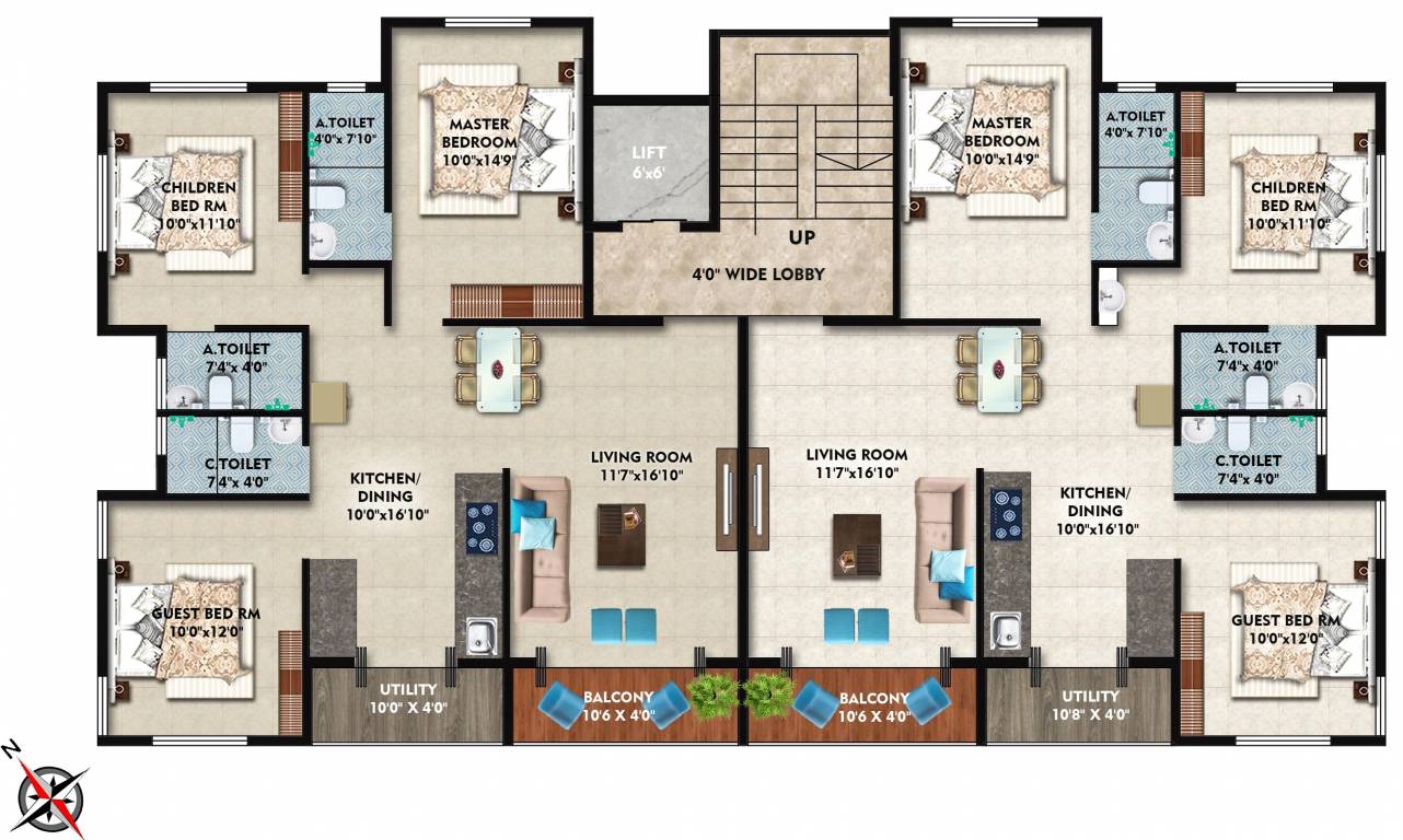  pinnacle grace Pinnacle Grace Cluster Plan from 1st to 6th Floor