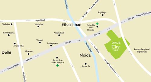  wave-city-sector-6-phase-2-residential-plots Location Plan