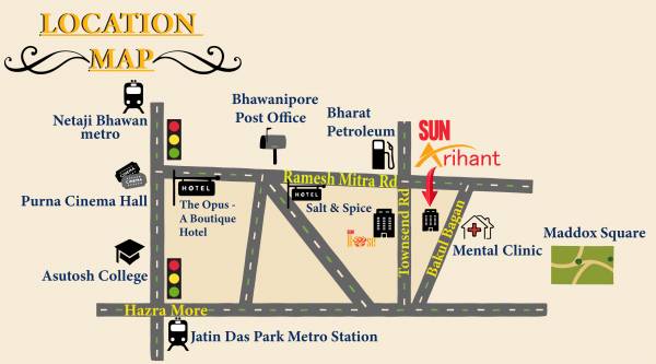  arihant Location Plan