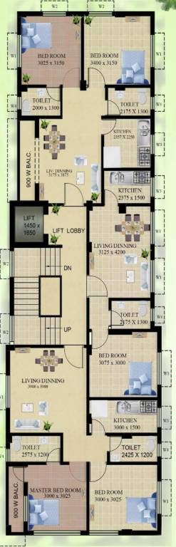  moon flower Cluster Plan