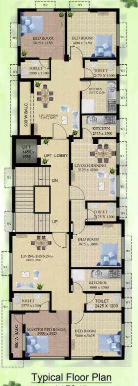  moon flower Cluster Plan
