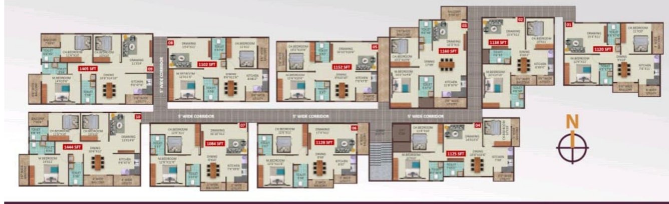  royal homes Royal Homes Tower A Cluster Plan