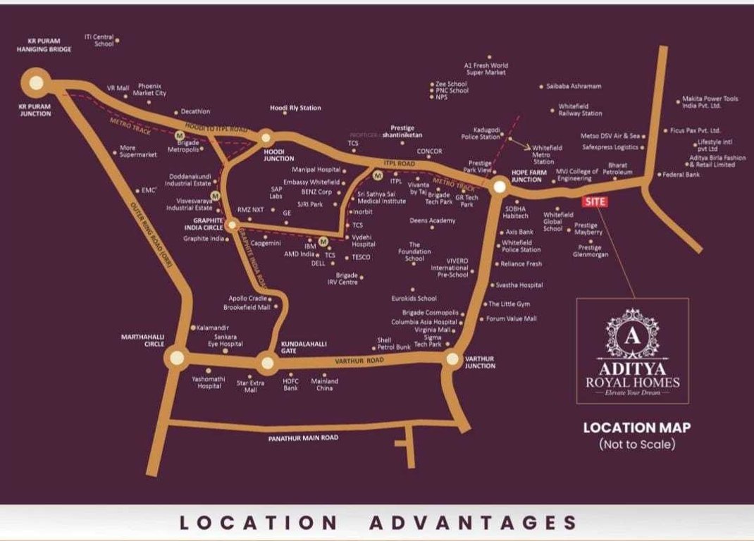  royal homes Location Plan