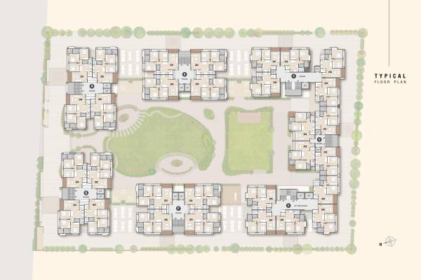 Block A Typical Cluster Plan la-maison Block A Typical Cluster Plan