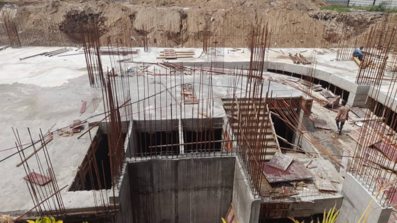 la maison Block A Construction Status Aug 25