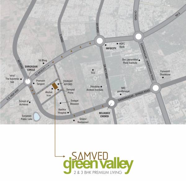  samved-green-valley Location Plan
