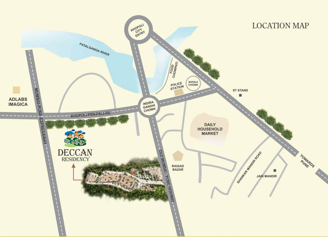  deccan residency phase 2 Location Plan