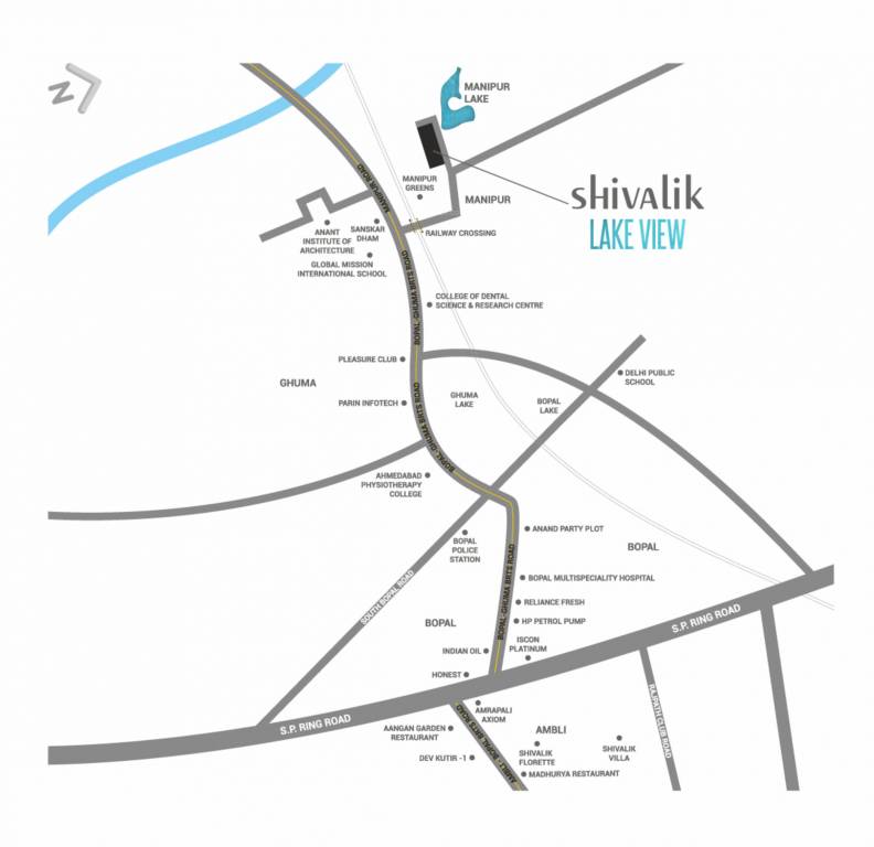  shivalik lake view 1 Location Plan