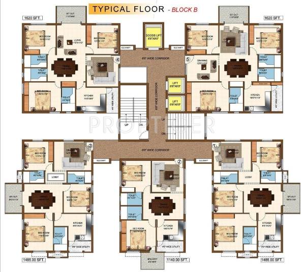 Images for Cluster Plan of Sri Fortune Heights