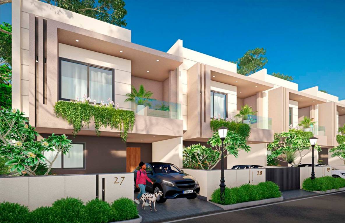 dhyanam villas Elevation