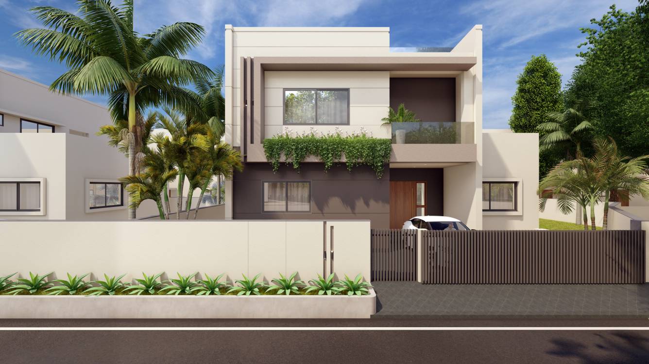 dhyanam villas Elevation