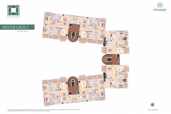  101-residences 101 Residences Typical Cluster Plan