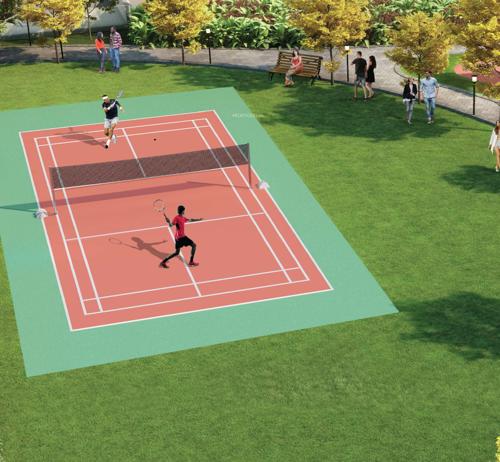  oyster-greens Badminton Court