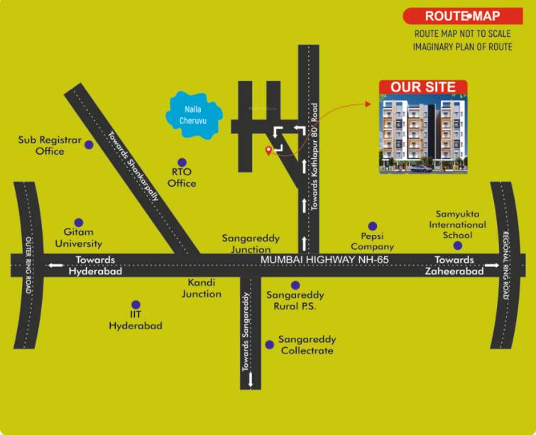  sai anugraha enclave Location Plan
