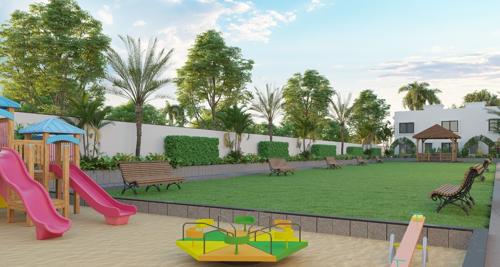 Children's play area white-paradise Children's play area