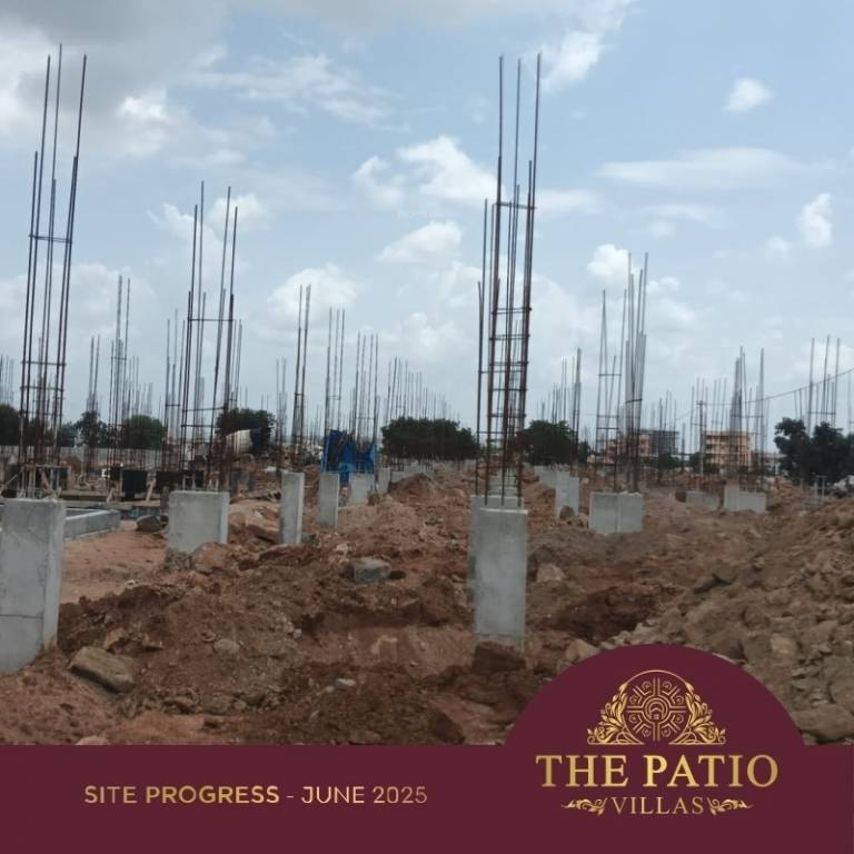  the patio Construction Status June 25