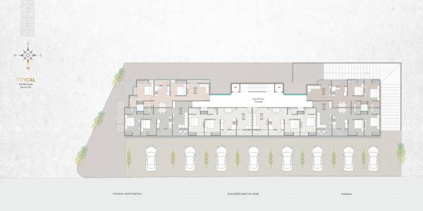  radhekrishna-landmark Tower-01 Cluster Plan