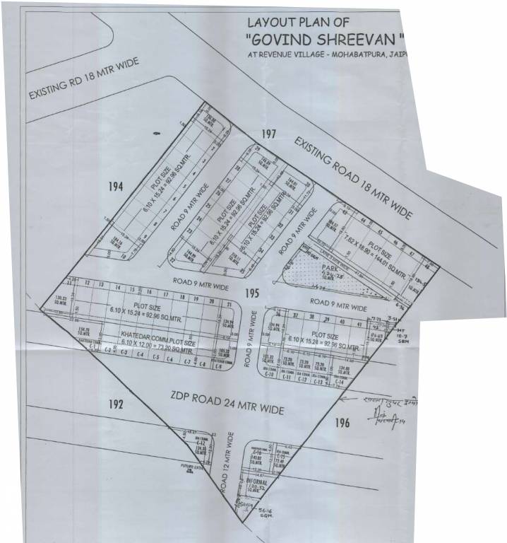  govind shreevan Layout Plan