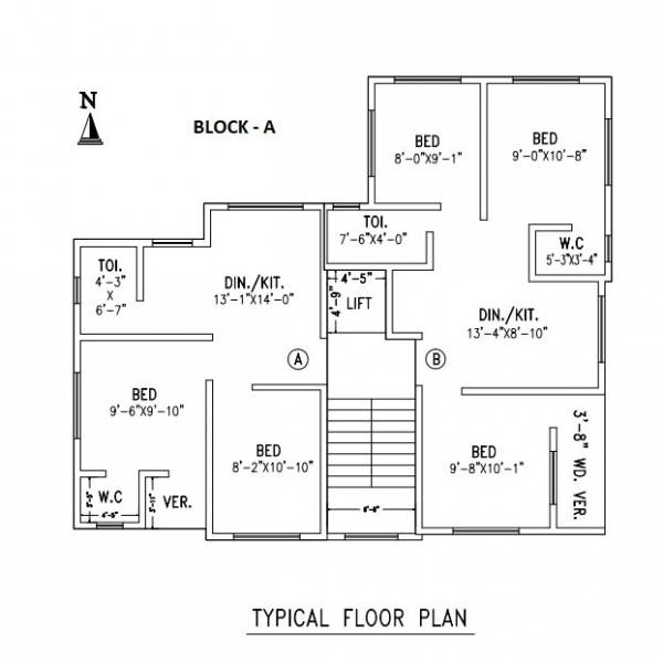  swapnanir-1and2 Block A Cluster Plan