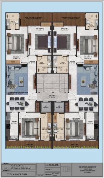  smart-builder-floor Smart Builder Floor Building 1 Cluster Plan